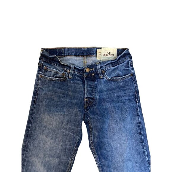 Hollister Men's Size 30x30 Button Fly Jeans Straight - Picture 2 of 7